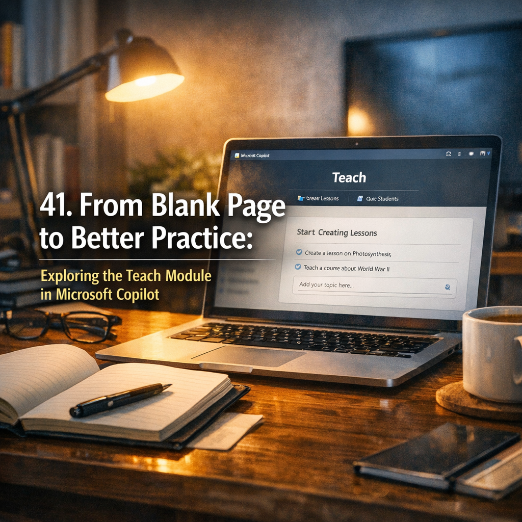41. From Blank Page to Better Practice: Exploring the Teach Module in Microsoft Copilot